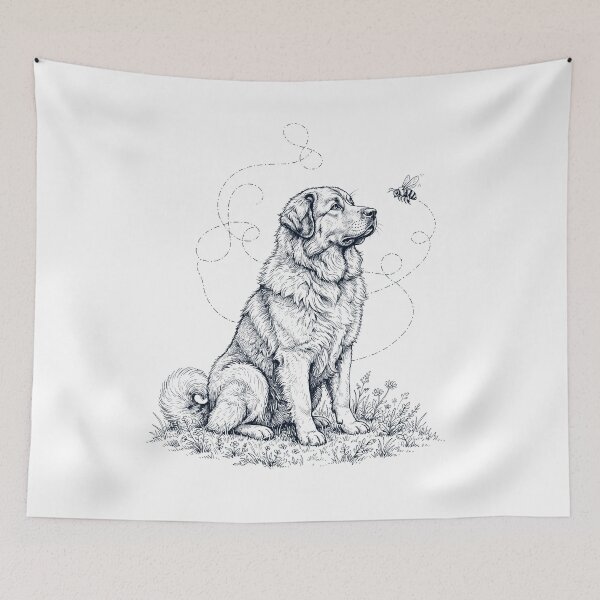 Item preview, Caucasian Shepherd Dog Bumble Bee Honeybee Dog Lover designed and sold by dian-rody-crest.