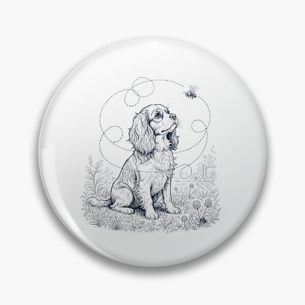 Item preview, Cavalier King Charles Spaniel Bumble Bee Honeybee Dog Lover designed and sold by dian-rody-crest.