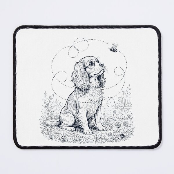Item preview, Cavalier King Charles Spaniel Bumble Bee Honeybee Dog Lover designed and sold by dian-rody-crest.