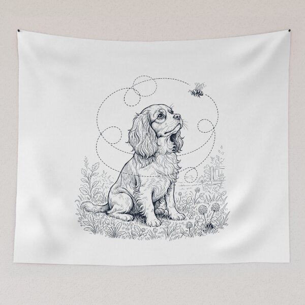 Item preview, Cavalier King Charles Spaniel Bumble Bee Honeybee Dog Lover designed and sold by dian-rody-crest.