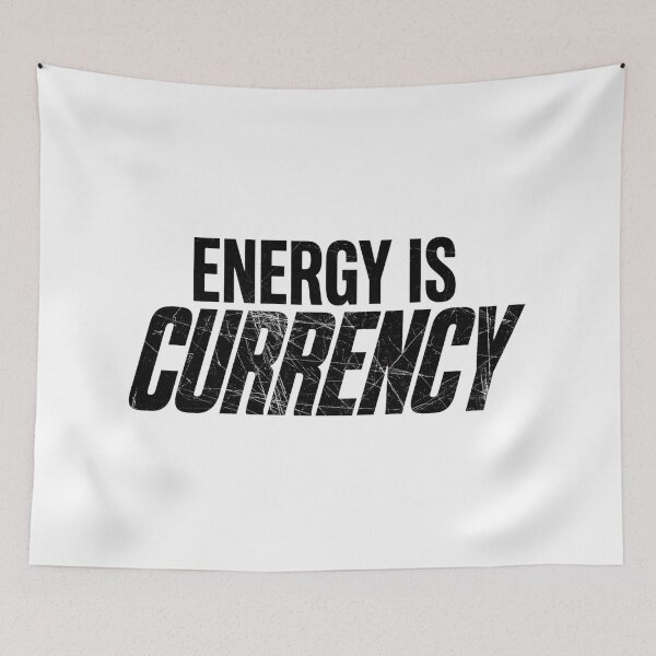 Item preview, ENERGY IS CURRENCY Quiet Luxury Moroccan Wisdom designed and sold by Quiet Wisdom.