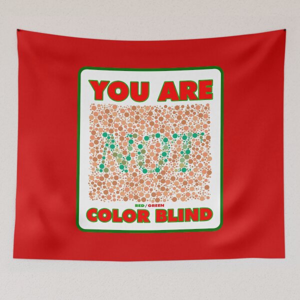 Item preview, You Are (Not) Color Blind designed and sold by Karate Octopus.