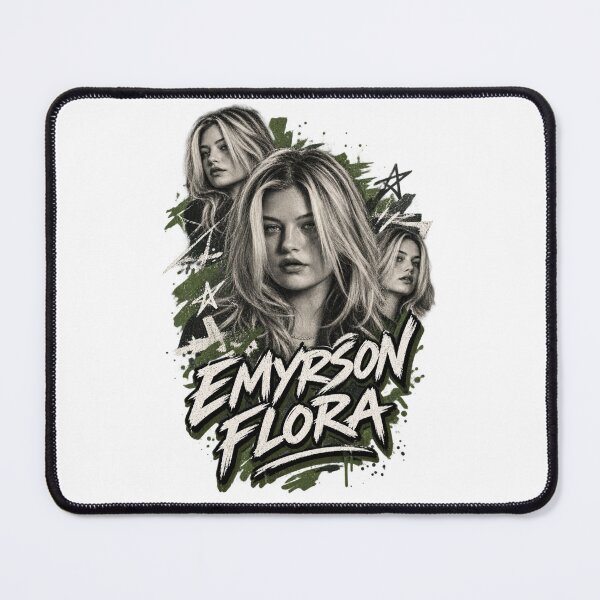 Item preview, Emyrson flora music album cover art typography designed and sold by ARTeez⭐️⭐️⭐️⭐️⭐️.