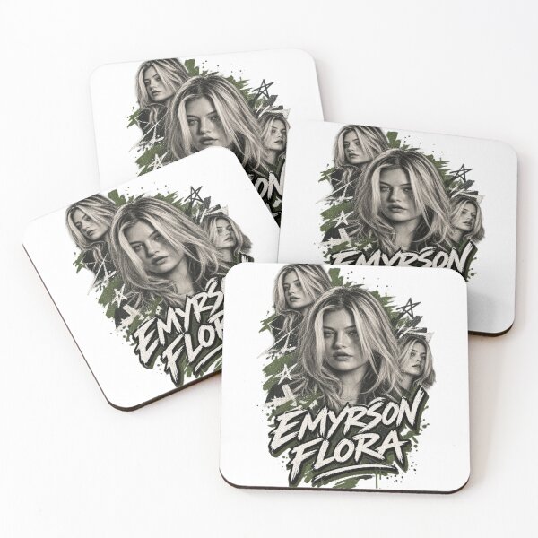 Item preview, Emyrson flora music album cover art typography designed and sold by ARTeez⭐️⭐️⭐️⭐️⭐️.