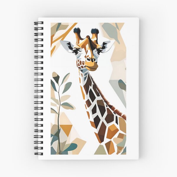 Item preview, Geometric Giraffe Among the Leaves designed and sold by tambanow.