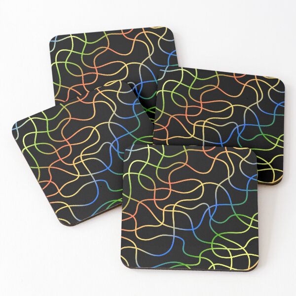 Item preview, Colorful wavy lines designed and sold by Ameliatra Design.