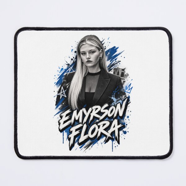 Item preview, Emyrson flora music album cover art typography designed and sold by ARTeez⭐️⭐️⭐️⭐️⭐️.