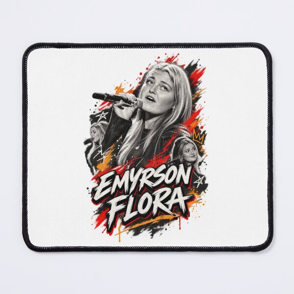 Item preview, Emyrson flora music album cover art typography designed and sold by ARTeez⭐️⭐️⭐️⭐️⭐️.