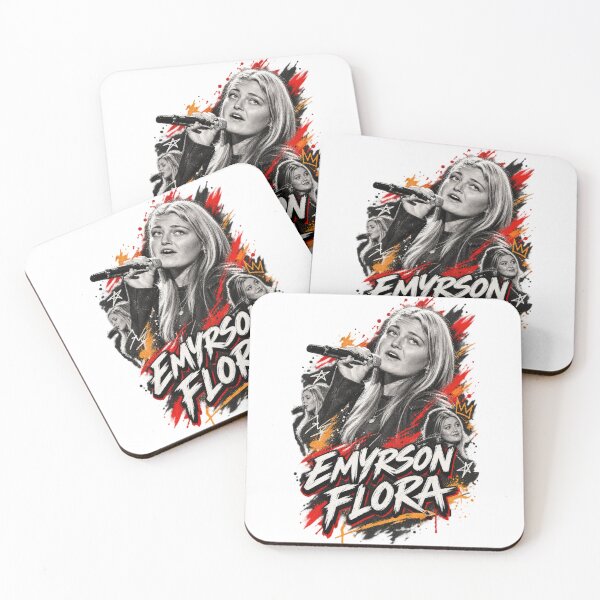 Item preview, Emyrson flora music album cover art typography designed and sold by ARTeez⭐️⭐️⭐️⭐️⭐️.
