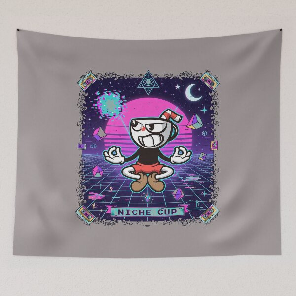 Item preview, Cuphead Dynamic Pose Retro Style Energy-27 designed and sold by SaschaFeidel.