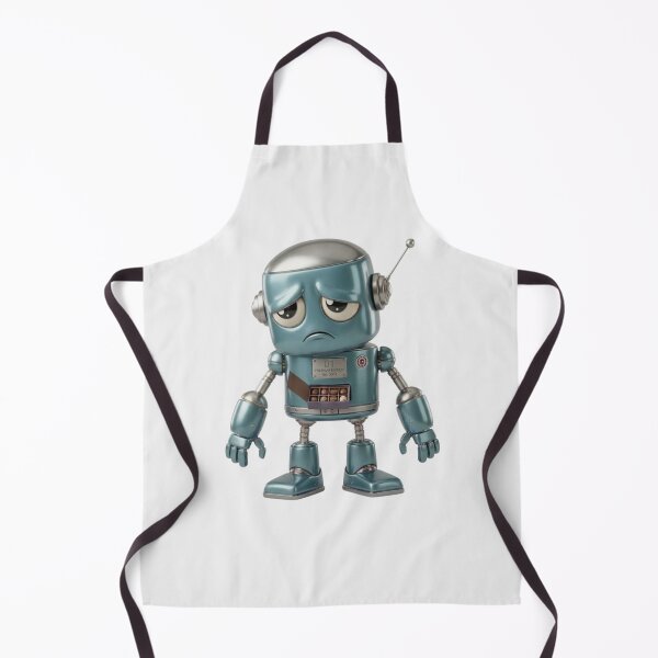 Item preview, Sad Luxury Robot 0001 | Cute Metallic Sci-Fi Character designed and sold by HO•Designs.