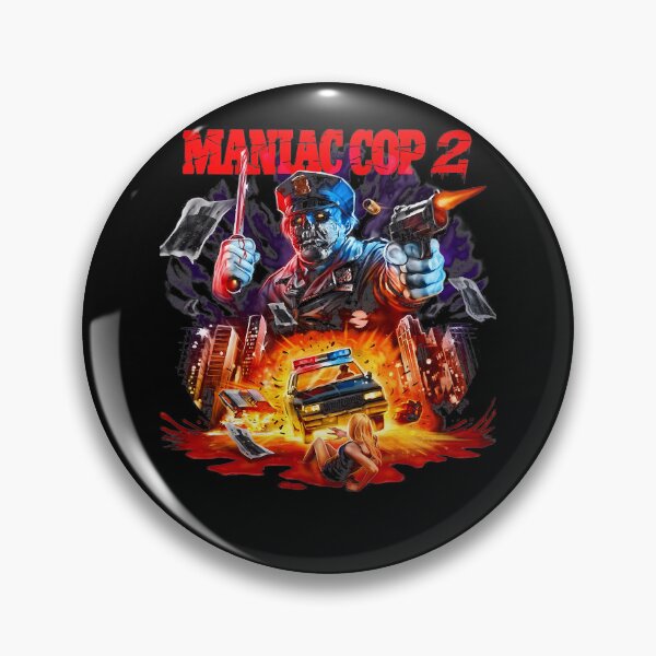 Item preview, Zombie Cop Car Chase Horror Illustration designed and sold by DonnaTLindsey.