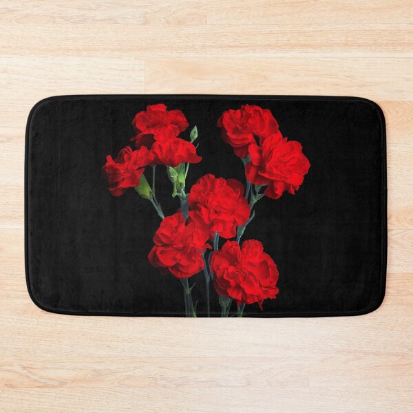 Item preview, Royal Red Carnation Bunch of Flowers Bouquet Shapes Mania designed and sold by Shapes-Mania.