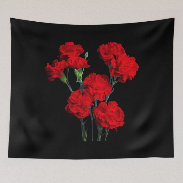 Item preview, Royal Red Carnation Bunch of Flowers Bouquet Shapes Mania designed and sold by Shapes-Mania.