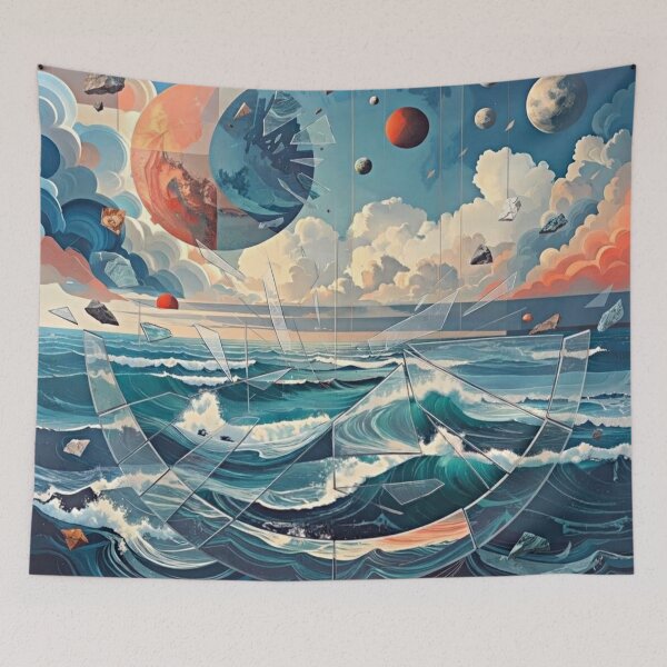 Item preview, ​Shattered Horizon Ocean designed and sold by KingsArtworx 2.