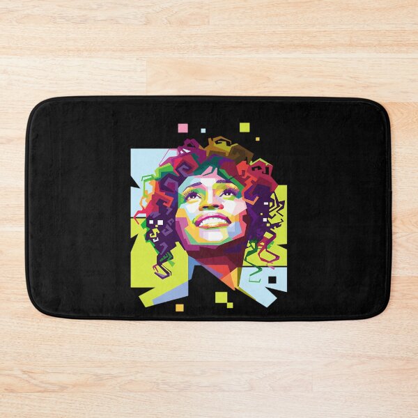 Item preview, Whitney Houston Colorful Pop Art Soul Diva designed and sold by Biscuteny.