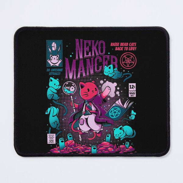 Item preview, Nekomancer Cute Magical Cat Ritual Poster designed and sold by DonnaTLindsey.