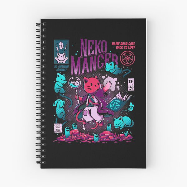 Item preview, Nekomancer Cute Magical Cat Ritual Poster designed and sold by DonnaTLindsey.