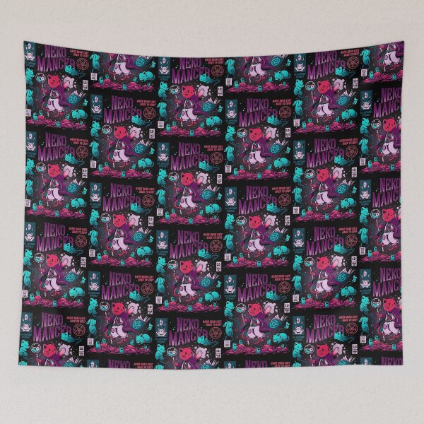 Item preview, Nekomancer Cute Magical Cat Ritual Poster designed and sold by DonnaTLindsey.