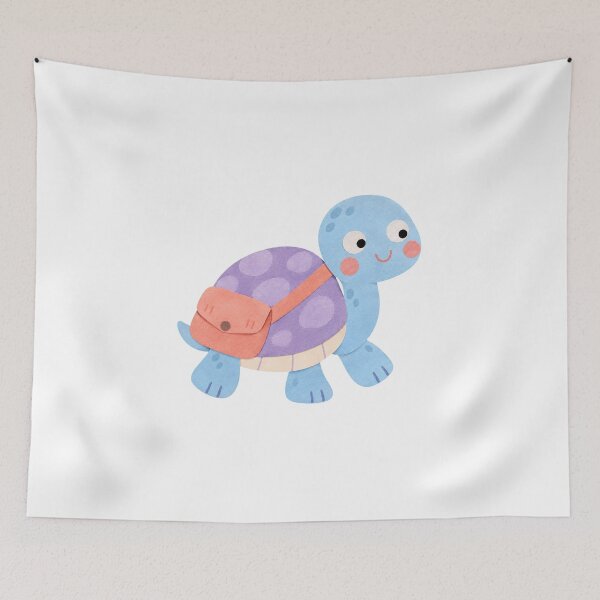 Item preview, Turtle with a Postcard Bag designed and sold by The-Art-of-D.