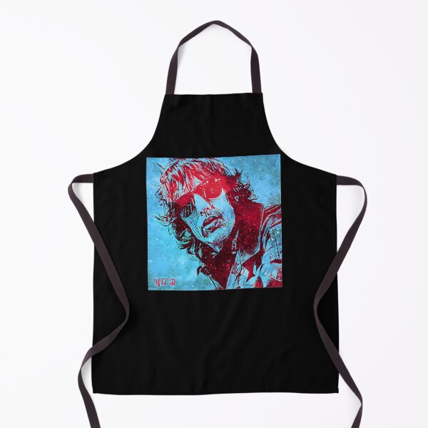 Item preview, Retro Rock Musician Portrait Blue Red Contrast designed and sold by DonnaTLindsey.
