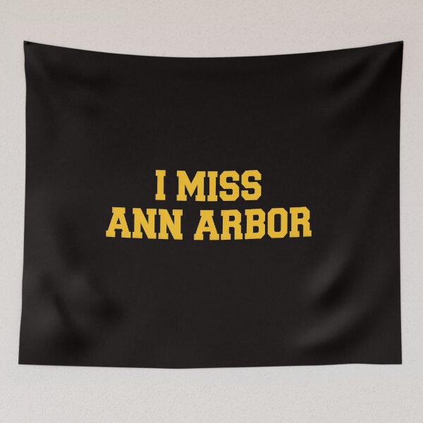 Item preview, I Miss Ann Arbor Distressed City Pride Garment designed and sold by PIVASA.