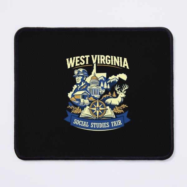 Item preview, West Virginia Social Studies Fair - Coal Miner - State Capitol designed and sold by HSMGallery.