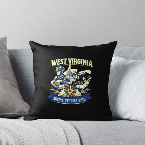 Item preview, West Virginia Social Studies Fair - Coal Miner - State Capitol designed and sold by HSMGallery.