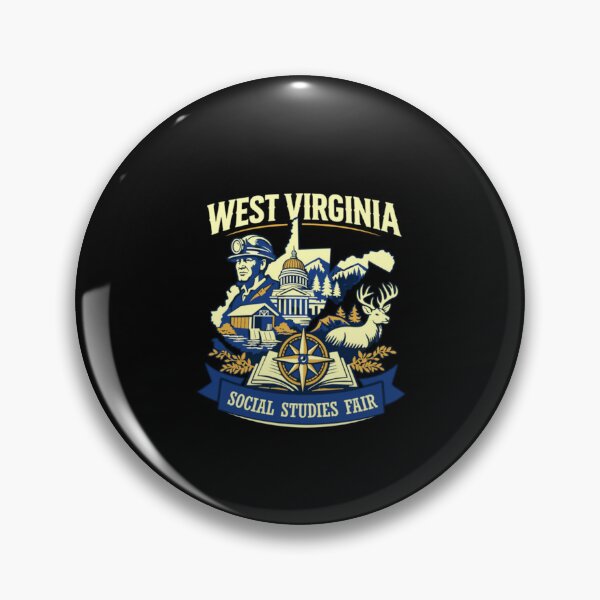 Item preview, West Virginia Social Studies Fair - Coal Miner - State Capitol designed and sold by HSMGallery.
