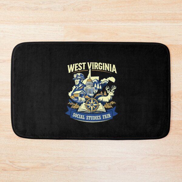 Item preview, West Virginia Social Studies Fair - Coal Miner - State Capitol designed and sold by HSMGallery.