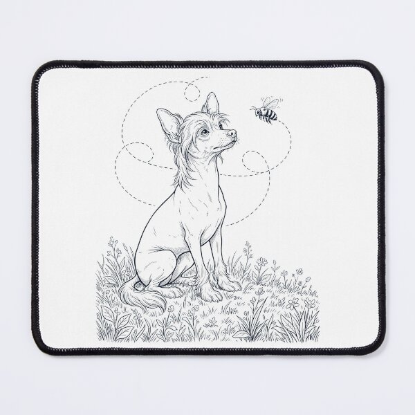 Item preview, Chinese Crested Dog Bumble Bee Honeybee Dog Lover designed and sold by dian-rody-crest.