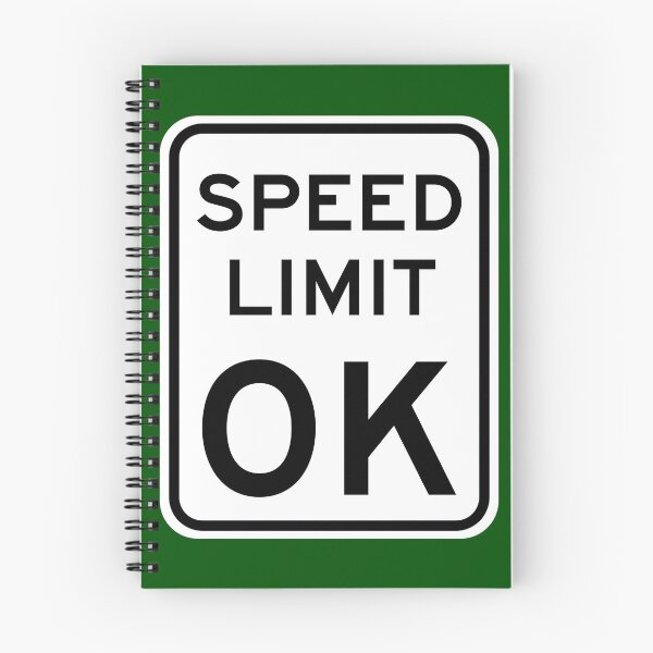Item preview, Speed Limit OK Sign designed and sold by Karate Octopus.