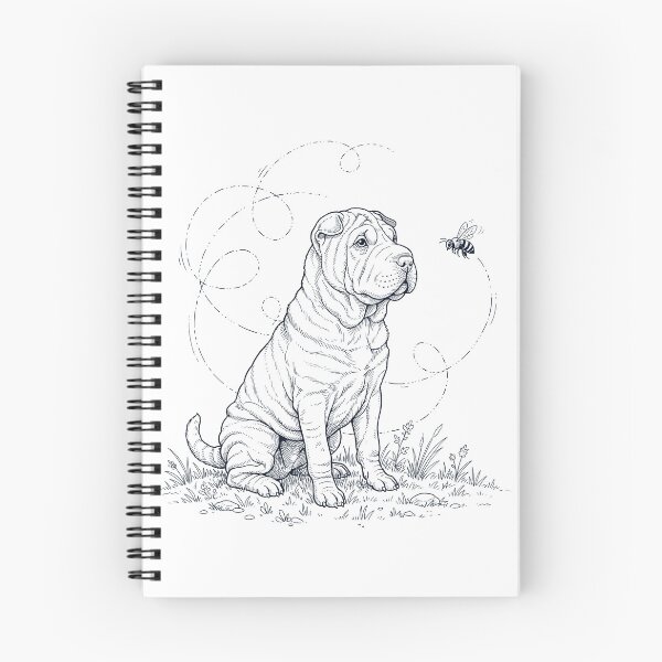 Item preview, Chinese Shar Pei Bumble Bee Honeybee Dog Lover designed and sold by dian-rody-crest.