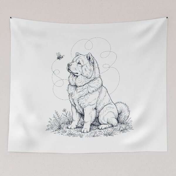 Item preview, Chow Chow Bumble Bee Honeybee Dog Lover designed and sold by dian-rody-crest.