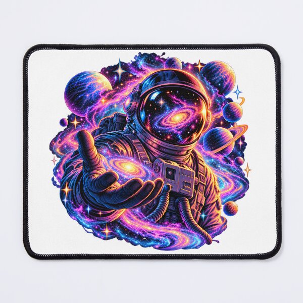 Item preview, Cosmic Astronaut Holding the Universe designed and sold by TinyWeird.