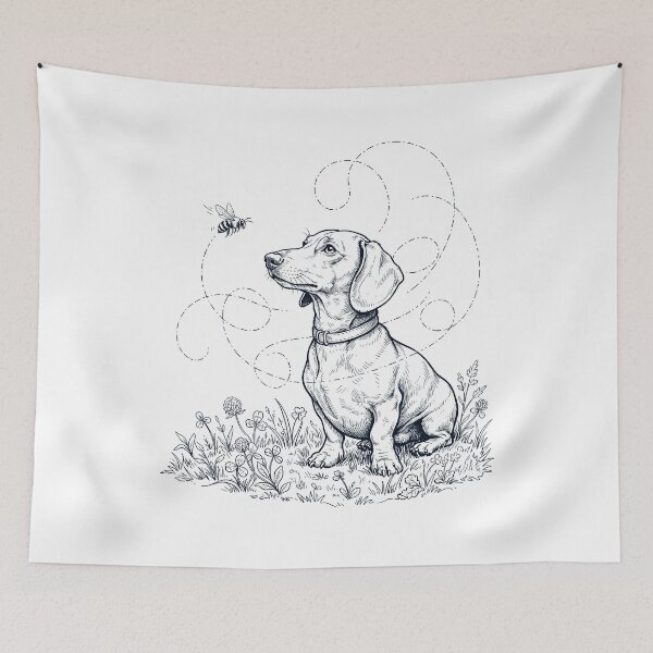 Item preview, Dachshund Bumble Bee Honeybee Dog Lover designed and sold by dian-rody-crest.