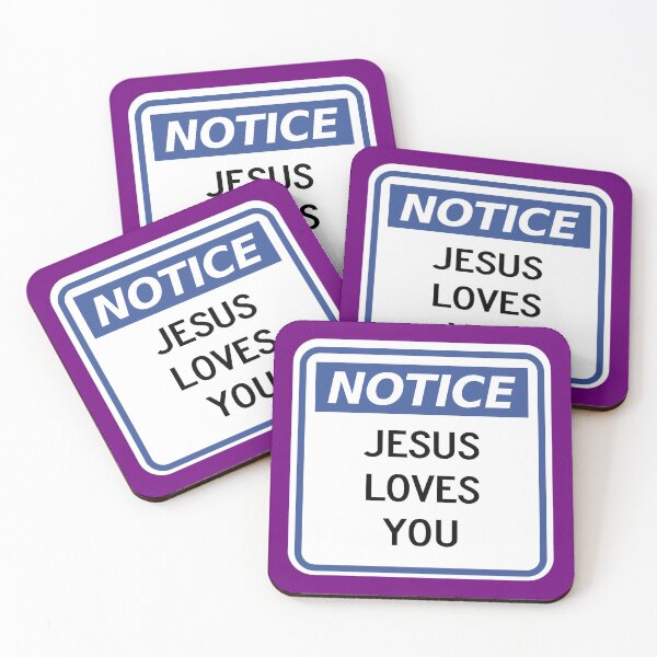 Item preview, Notice: Jesus Loves You designed and sold by Karate Octopus.