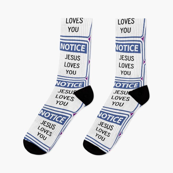 Item preview, Notice: Jesus Loves You designed and sold by Karate Octopus.