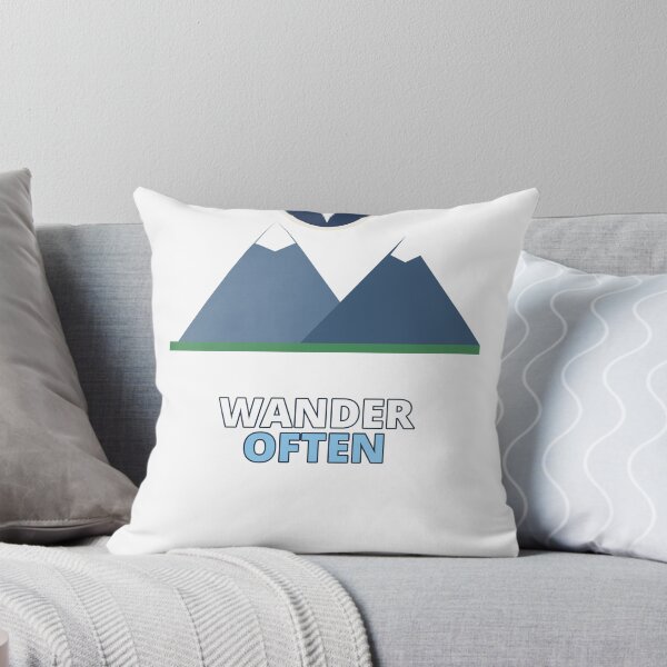 Artikelvorschau, Wander Often Compass Mountains Travel entworfen und verkauft von ThreeFlyingAces.