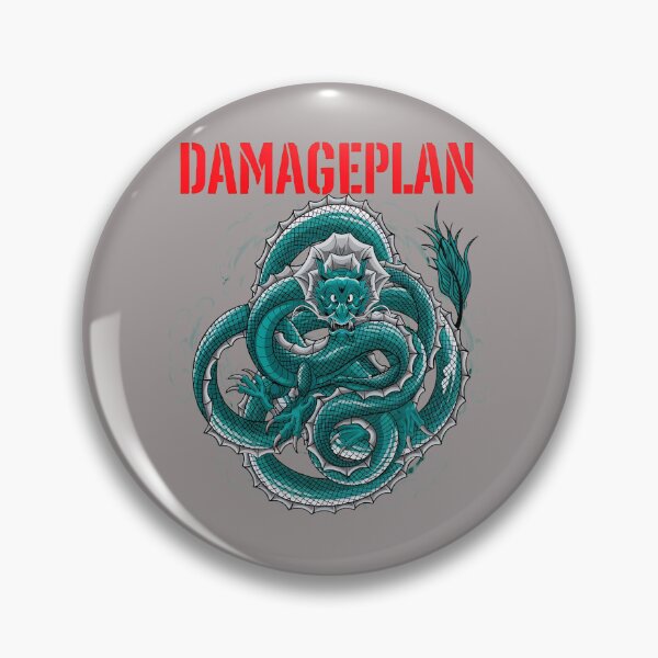 Artikelvorschau, DAMAGEPLAN Dragon Teal Band T-Shirt - 6 entworfen und verkauft von NoahKettner.