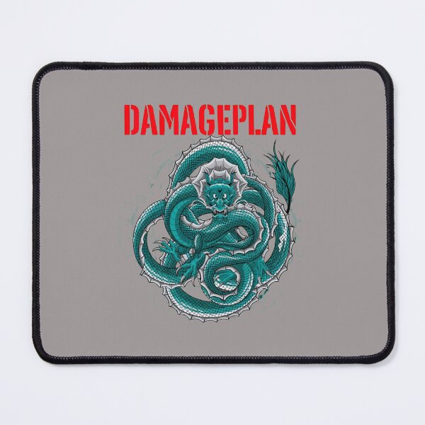 Item preview, DAMAGEPLAN Dragon Teal Band Tee Shirt-6 designed and sold by NoahKettner.
