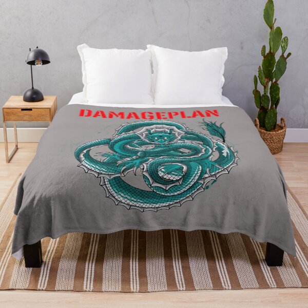 Item preview, DAMAGEPLAN Dragon Teal Band Tee Shirt-6 designed and sold by NoahKettner.