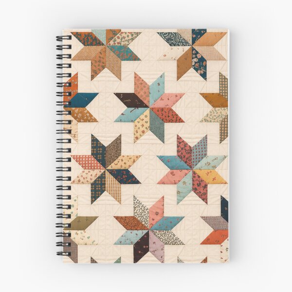 Item preview, Quilt Geometric Floral Terracotta Colors Pattern Patwork designed and sold by Tetete.
