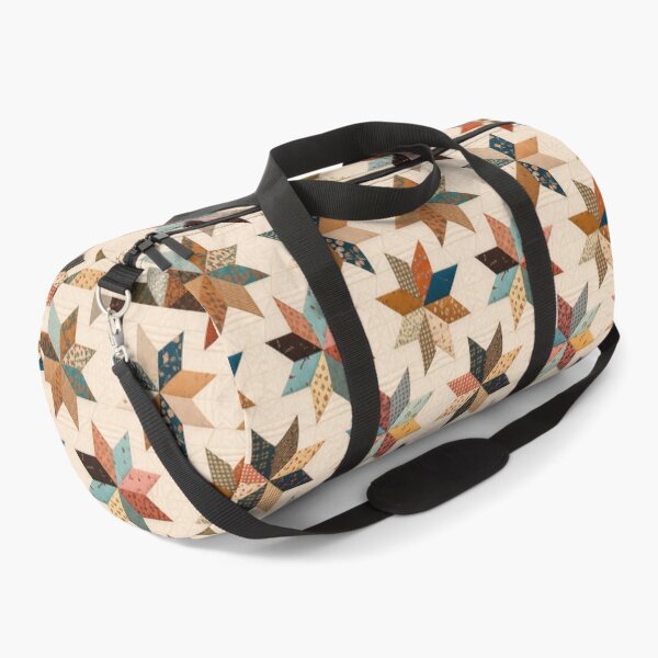 Item preview, Quilt Geometric Floral Terracotta Colors Pattern Patwork designed and sold by Tetete.