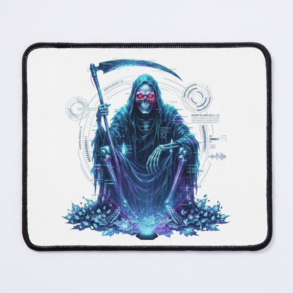 Item preview, Cyber Grim Reaper Futuristic Hologram designed and sold by InkShiftLabs.