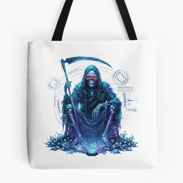 Item preview, Cyber Grim Reaper Futuristic Hologram designed and sold by InkShiftLabs.