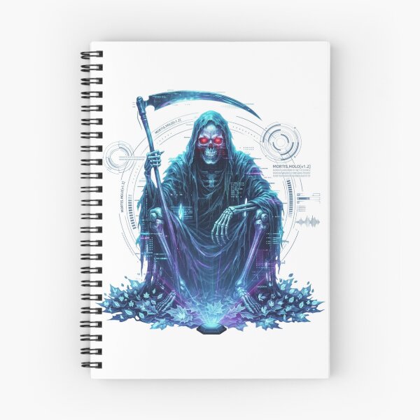 Item preview, Cyber Grim Reaper Futuristic Hologram designed and sold by InkShiftLabs.