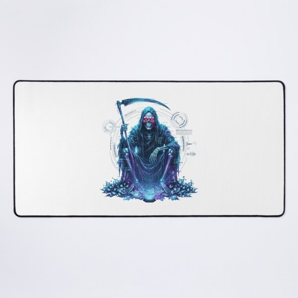 Item preview, Cyber Grim Reaper Futuristic Hologram designed and sold by InkShiftLabs.