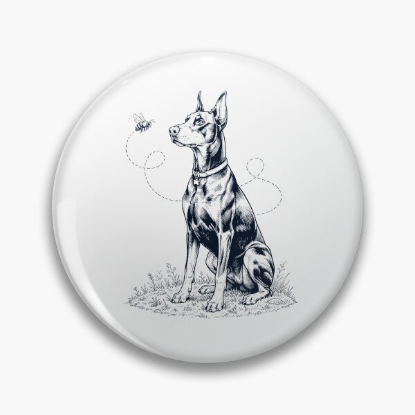 Item preview, Doberman Pinscher Bumble Bee Honeybee Dog Lover designed and sold by dian-rody-crest.