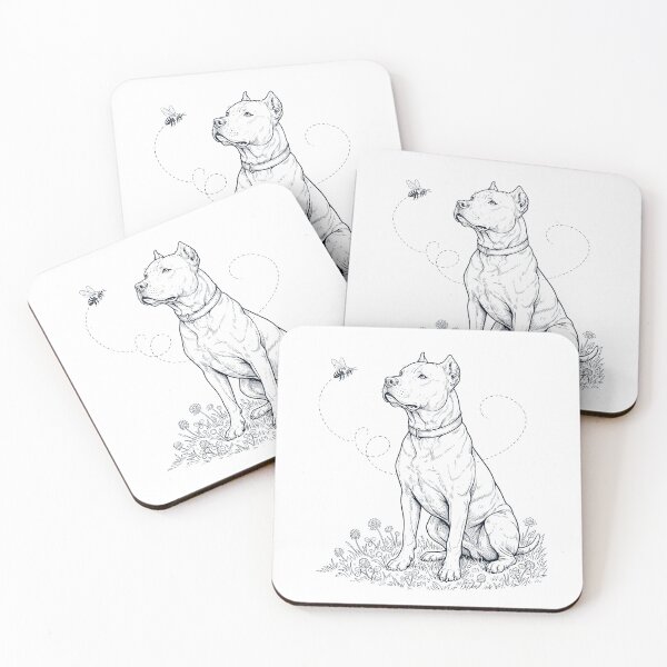 Item preview, Dogo Argentino Bumble Bee Honeybee Dog Lover designed and sold by dian-rody-crest.